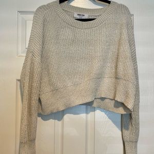 DoubleZero Cropped Sweater- SIZE MEDIUM